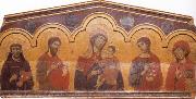Guido da Siena, Madonna and Child with Four Saints